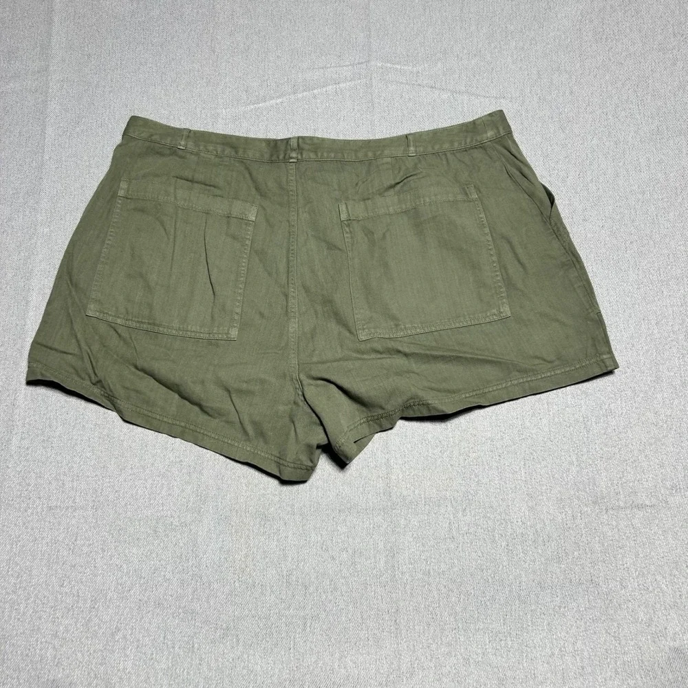 Universal Thread‎ Womens Utility Patch Pocket Shorts 20 Green Good High Rise